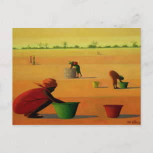 Woman's Work Briefkaart