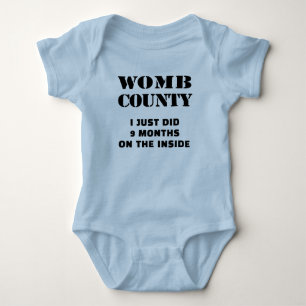 Womb County Ik heb net 9 maanden grappig gedaan Romper
