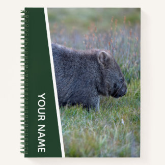 Wombat Australië Schattig Dier, Op Maat Gemaakt Gr Notitieboek