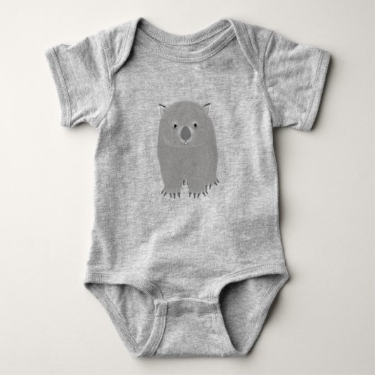 Wombat Baby Bodysuit (Voorkant)