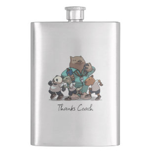 Wombat Bedankt Coach Cadeau Sport Trainer Kunstwer Flacon