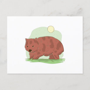 Wombat Briefkaart