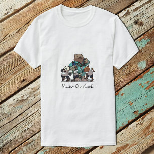 Wombat Dank Je Coach Cadeau Sport Trainer Kunstwer T-shirt