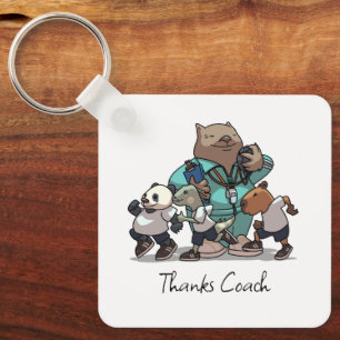 Wombat Dank Je Coach Cadeau Sporttrainer Kunstwerk Sleutelhanger
