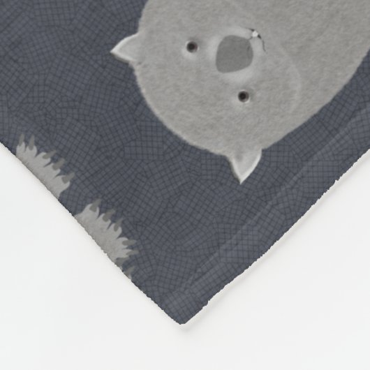Wombat Fleece Blanket (Hoek)
