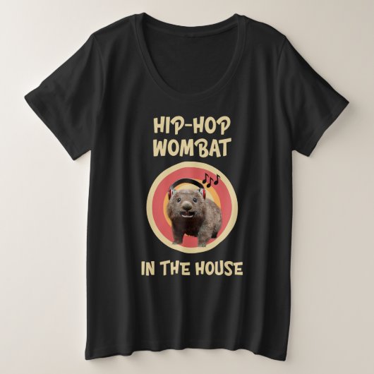 Wombat Hip-hop Drôle dans la Maison (Design devant)