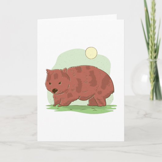 Wombat Kaart (Voorkant)