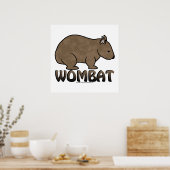 Wombat Logo II Poster (Keuken)