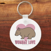 Wombat Love II Sleutelhanger (Voorkant)