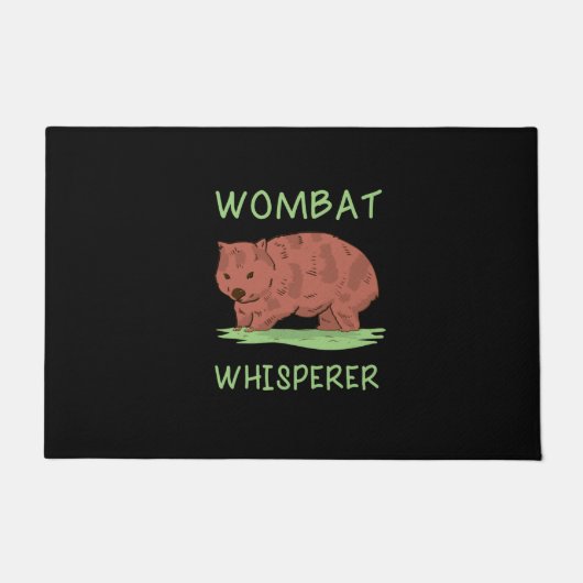 Wombat Whisperer Deurmat (Voorkant)