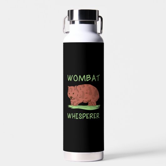 Wombat Whisperer Waterfles (Voorkant)
