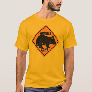 Wombat Zone Sign T-shirt