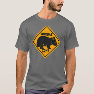 Wombat Zone Sign T-shirt