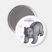 Wombats Magneet (Voorkant / Achterkant)