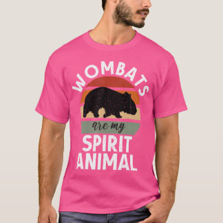 Wombats zijn mijn geest dieren houdt van Wombat T-shirt