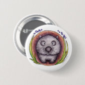 'Wombie' de wombat-knoppenbadge Ronde Button 5,7 Cm (Voorkant /achterkant)