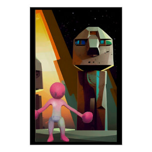 Wombo en de Mystieke Schildwacht Perfect Poster