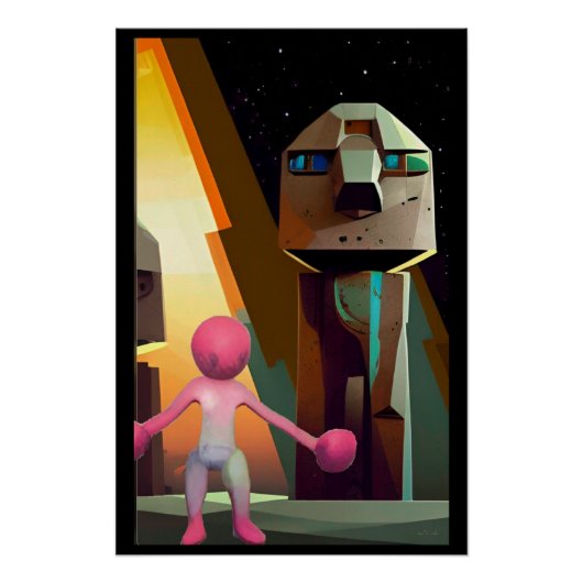 Wombo en de Mystieke Schildwacht Perfect Poster (Voorkant)
