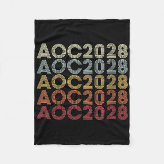 Women AOC 2028 AOC 2028 voor President AOC 28 E Fleece Deken