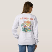 Women Energy Flow Lessons Learn Sweatshirts  (Dos entier)