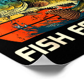 Women Fear Me Fish Want Me Funny Fishing Poster (Hoek)