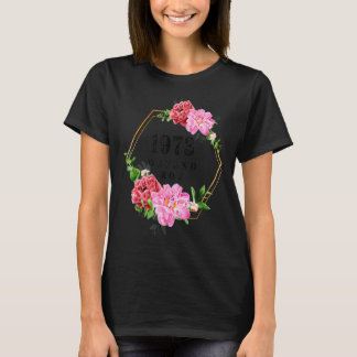 Women Flowers 1973 Verdedigen Roe Vrouwenrechten R T-shirt