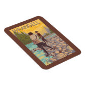 Women Fly Fishing - Wrangell, Alaska Magneet (Rechterzijde)