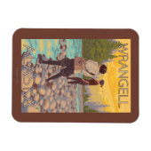 Women Fly Fishing - Wrangell, Alaska Magneet (Horizontaal)