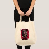 Women Gorilla Boss Lessons Learn Tote Bag (Voorkant (product))