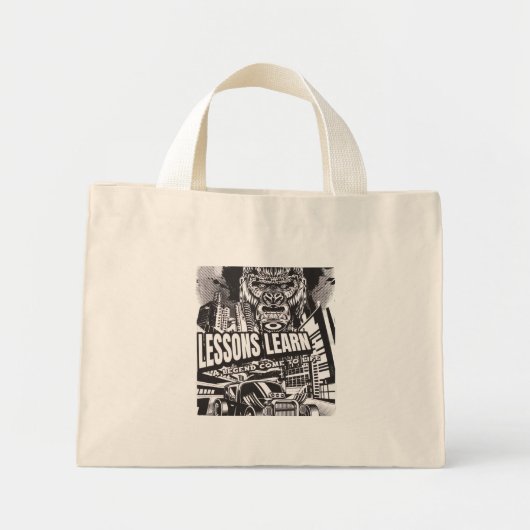 Women Legendary Gorilla Lessons Learn Tote Bag (Devant)