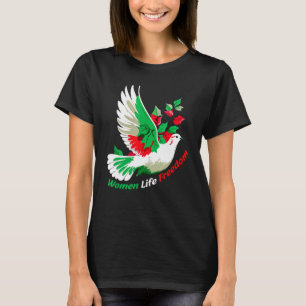 Women Life Freedom Farsi steunt Iraanse duif T-shirt