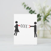 Women Magnet Briefkaart (Staand voorkant)