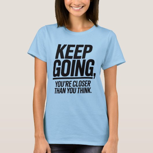 Women Motivational T-Shirt – Confidence & Growth T (Devant)