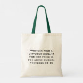 Women of Valor Tote bag (Dos)