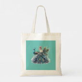 Women peacock tote bag (Achterkant)
