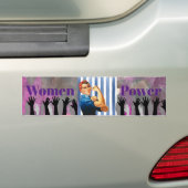 Women Power Bumpersticker (Op auto)