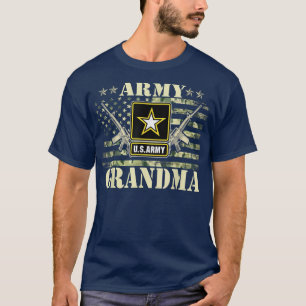 Women Proud Army Grandma Verenigde Staten Vlag M T-shirt