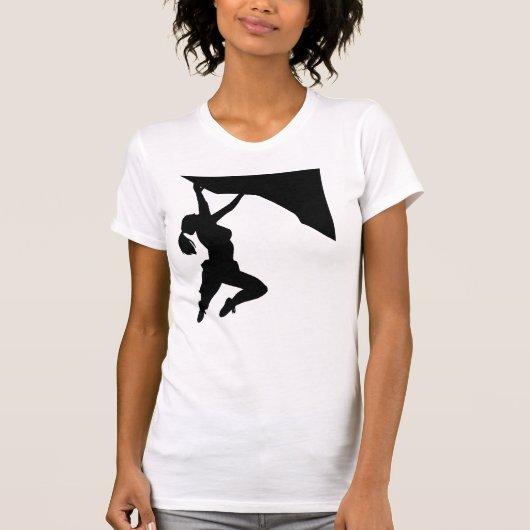 Women Rock-klimmer T-shirt (Voorkant)