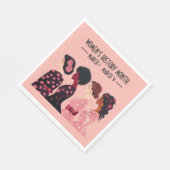 Women’s History Month is een wereldwijde Women Pin Servet (Hoek)