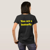 Women’s T-Shirt with Colorful Butterfly Design –  (Dos entier)