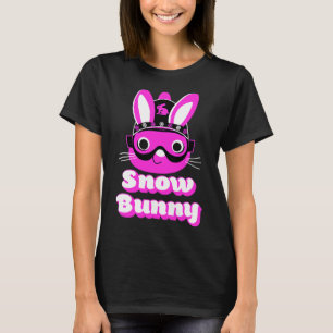 Women Snow Bunny Skiing Snowboarding Beginner Girl T-shirt