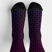 Women socks with Black Purple classic design Sokken (Top)