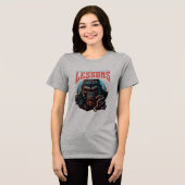 Women Wise Gorilla Lessons Learn T-Shirt (Voorkant volledig)