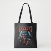 Women Wise Gorilla Lessons Learn Tote Bag (Devant)