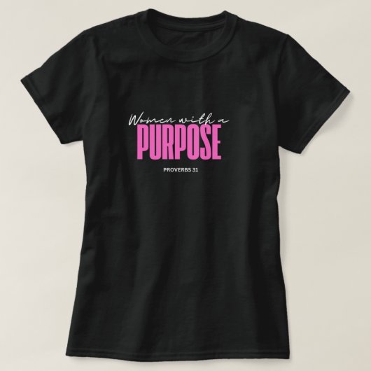 Women with a purpose t-shirt (Design voorkant)
