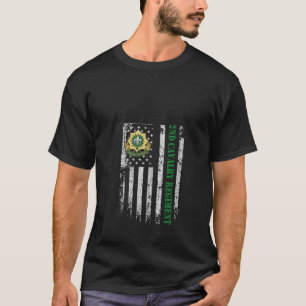 Womens 2nd Armored Cavalry Regiment Veteran USA FL T-shirt