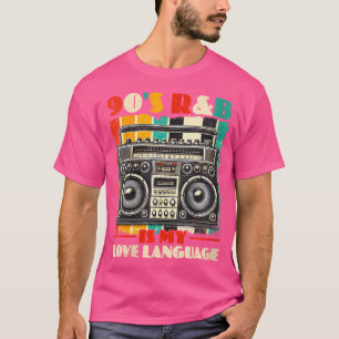 Womens 90's RB is My Love Language RNB Lovers RB M T-shirt