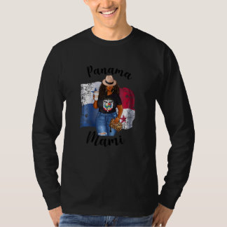 Womens African Panama Mami houdt van koffie T-shirt