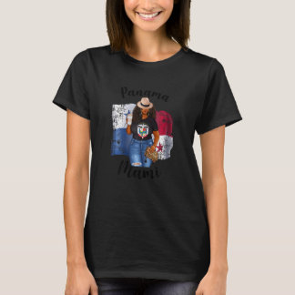 Womens African Panama Mami houdt van koffie T-shirt