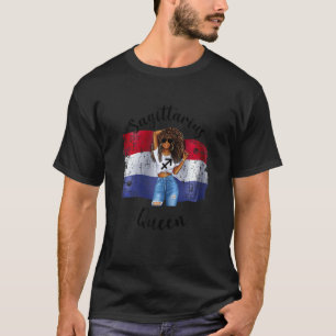 Womens Afro Paraguayan Sagittarius Queen African P T-shirt